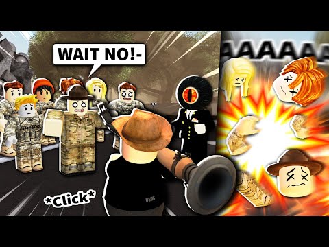 We Became Leaders Of A Roblox Army Youtube - tiger chase fear face roblox