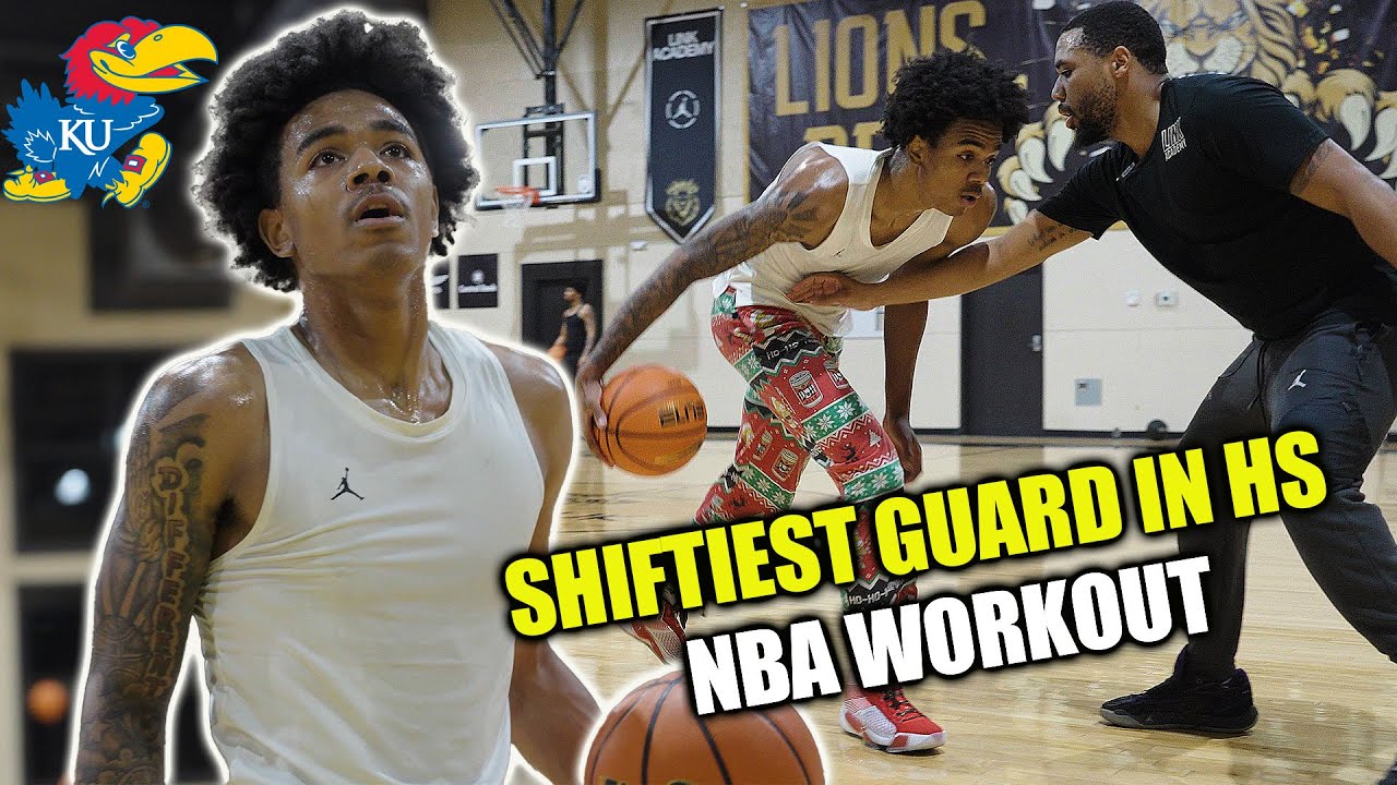 How to Train like a Pro w/ Coach DJ Link Academy Kansas Commit Labaron Philon