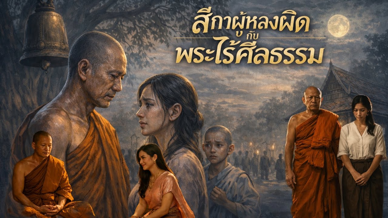 🔥สีกาผู้หลงผิดกับพระไร้ศีลธรรม🔥#เรื่องเล่า #นิทานก่อนนอน #นิทานสอนใจ #นิทานพื้นบ้าน #พระ#นิทาน 