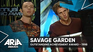 Savage garden win outstanding achievement award at the 1998 aria
awards. subscribe to arias channel: https://bit.ly/2nhrkg5 find out
more http://www.a...