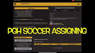 Pgh Soccer Assigning - How to Download, Install and Use Horizon Web Ref Profile