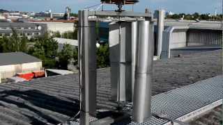 Vertikales Windrad Vawt C-Rotor - Vertikal Axis Wind Turbine 0,5 - 1 Kw 2 Www.starkwind.net