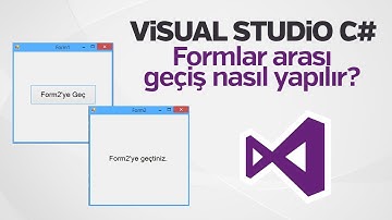 Visual Studio C# İle Formlar Arası Geçiş Nasıl Yapılır?| Altınoluk Myo