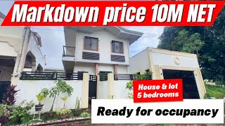 NOV-957-26 House and lot 5 bedrooms 3 bathrooms 2 car garage complete amenities  lipa city batangas 