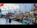 Kos town full walkthrough  kos harbour  greece