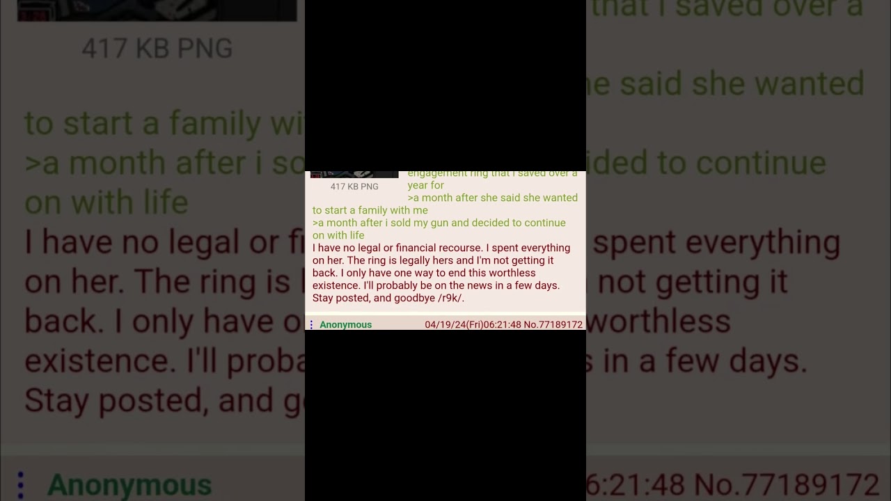 Anon experiences a heartbreak #shorts #greentexts