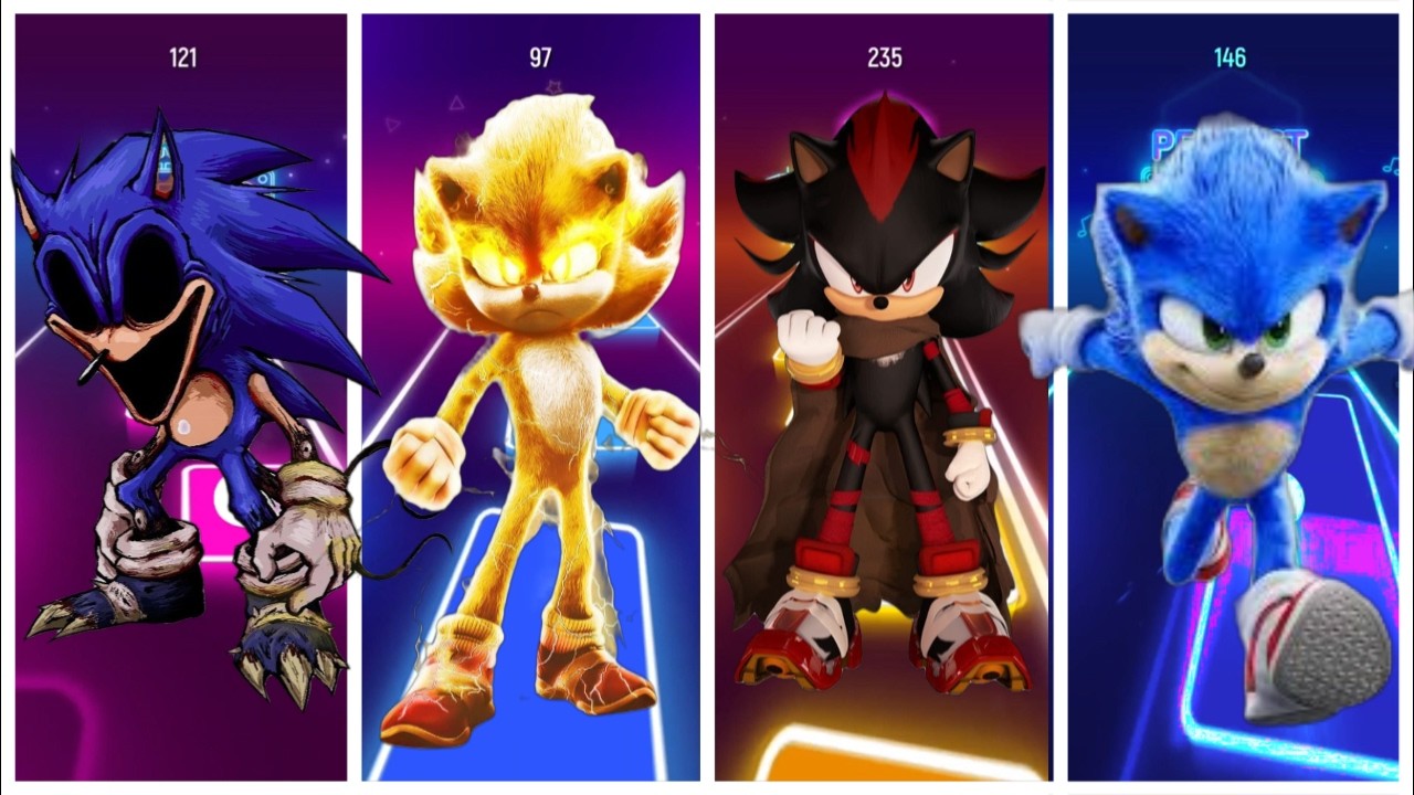 ⚡ Original Sonic 🆚 Shadow the Hedgehog 🆚 Sonic.EXE 🆚 Shin Sonic #12