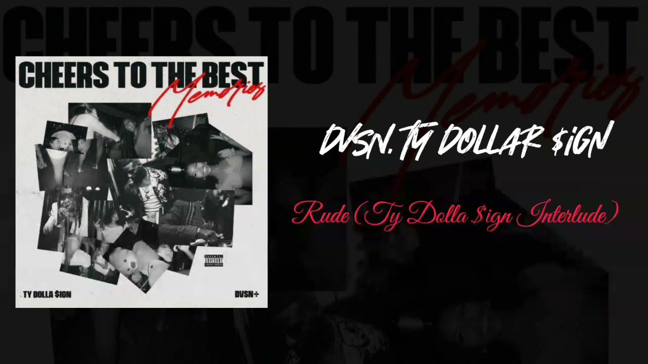 DVSN, TY DOLLAR $IGN - Rude (Ty Dollar Sign Interlude) (Lyrics Video)