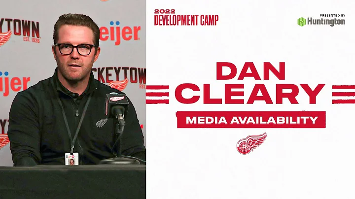 Dan Cleary on Red Wings Development Camp