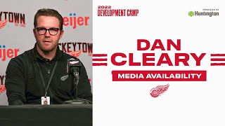Dan Cleary on Red Wings Development Camp