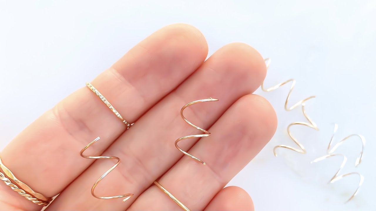 Spiral Hoop Earrings