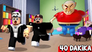 Kötü Büyükbaba ve Büyükanne Oyunlarından Kaçış! (Roblox OBBY 40 DAKİKA) screenshot 4