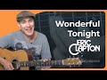 How to play Wonderful Tonight by Eric Clapton (Beginner Song Guitar Lesson BS-906)