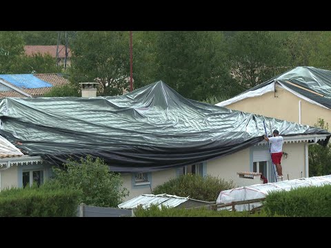 Orages: en Gironde, la grêle ravage la ville du Taillan-Médoc | AFP