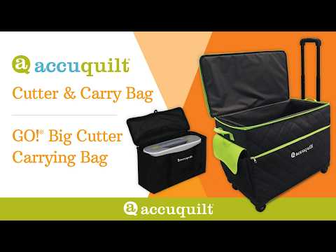 AccuQuilt Cutter & Carry Bags | Take Your GO! Cutter Anywhere!