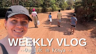 A Village Walk to Visit Grandparents || George is still on Safari 