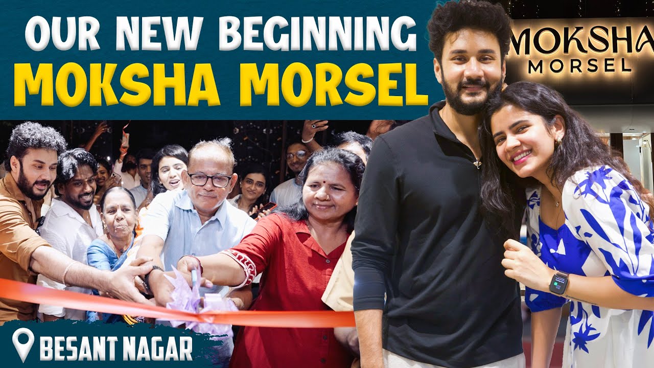 Moksha morsel M² Grand Opening | இது நம்ம கடை | Soundariya Nanjundan | Vishnu Vijay