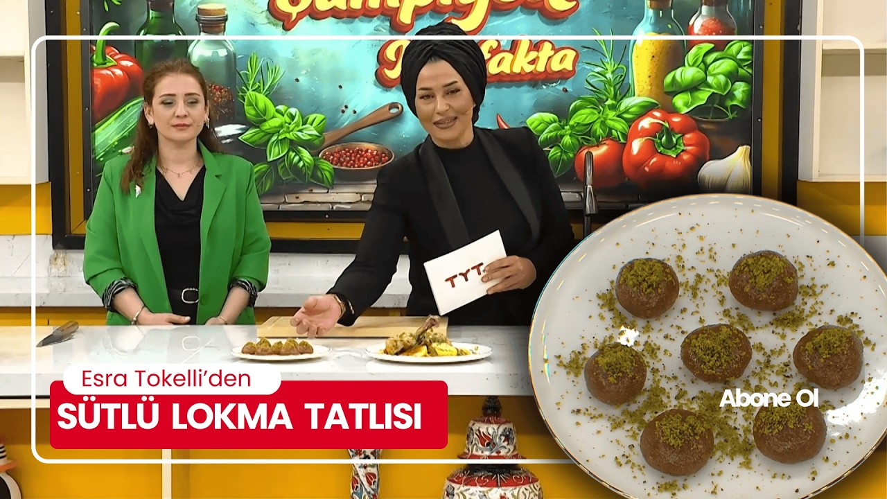 KARAMELLİ SÜTLÜ LOKMA TATLISI – Esra Tokelli’den Tavada Pratik Tatlı