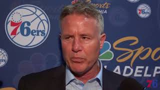 Brett Brown | Postgame at Charlotte (4.1.18)