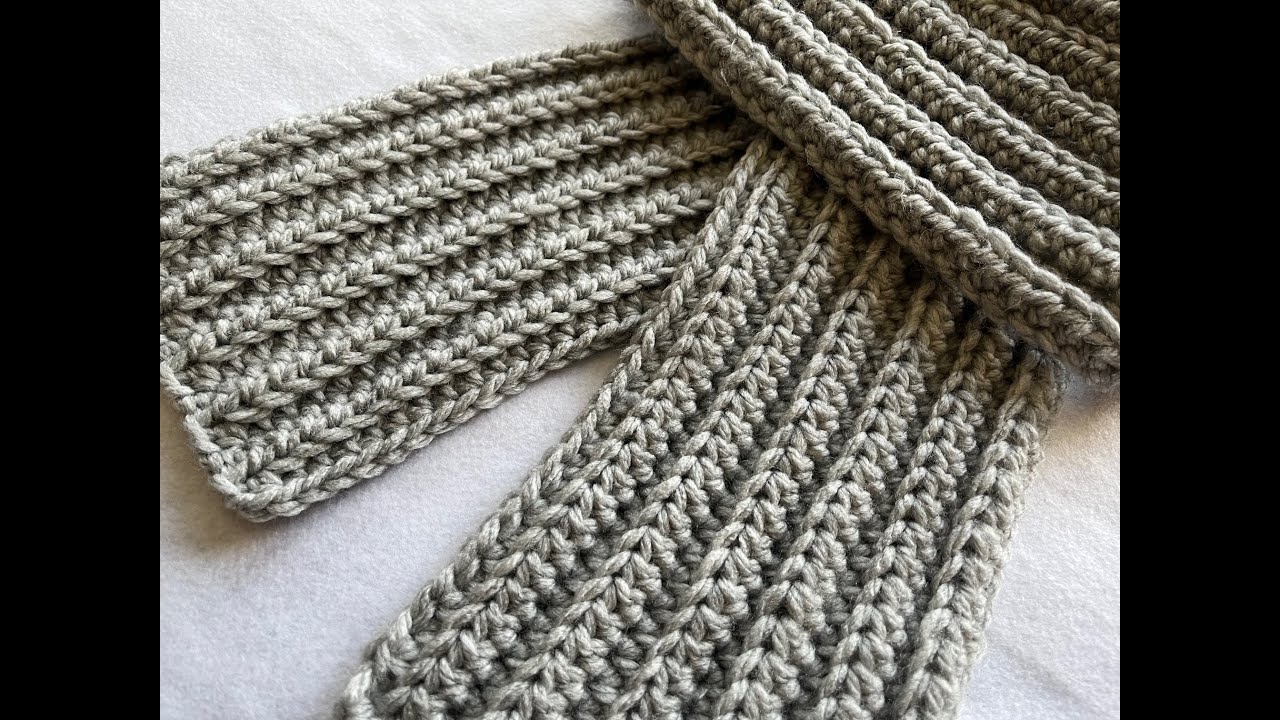 Crochet Tutorial How to crochet this Scarf YouTube