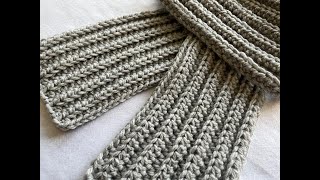 Crochet Tutorial | How to crochet this Scarf