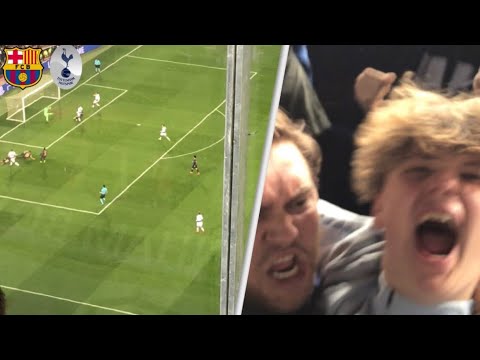 Barcelona 1-1 Tottenham! Must Qualify Champions League Game! Match Day Vlog!