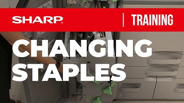 How to Change Staples on Sharp BP-70C