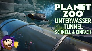 🐯 Unterwassertunnel erklärt! Schnell & Einfach - Planet Zoo Tutorial