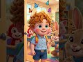 First Day of School! | I Was Scared But Now I Love It | Baby Rhymes #toddlersongs #shorts #kidssongs