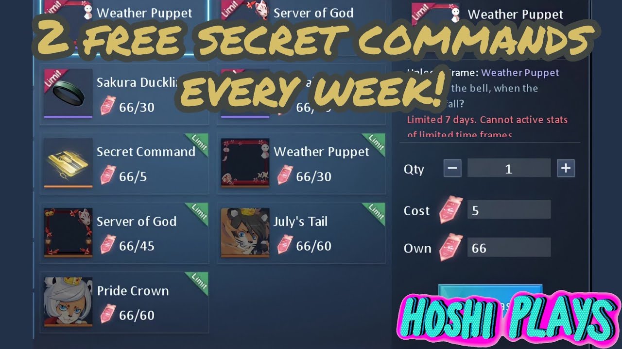 Get 2 free secret commands a week (Dragon Raja) sign-in exchange