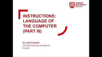 Computer Architecture, Lecture 4, Fall 2020