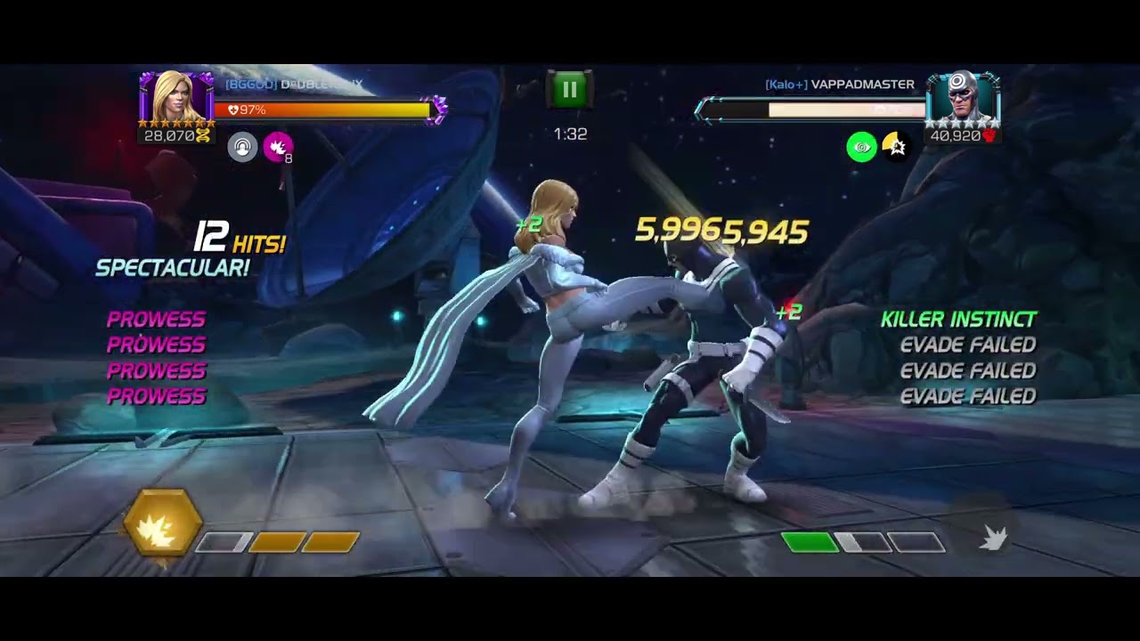 A perfect Emma Frost v Bullseye fight gone wrong