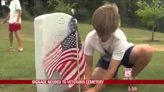 FIGHTING BACK: Signs Needed for Veterans Cemetery