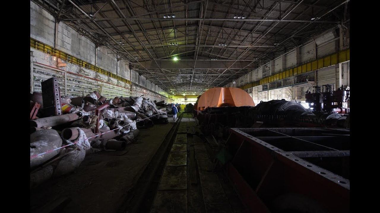 Демонтаж первой очереди ЧАЭС - YouTube