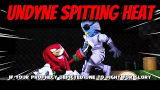 Knuckles Vs Undyne - Rap Battle - Ft. Cami-Cat & True Evil Villain Reaction