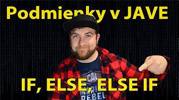JAVA - podmienky IF, ELSE, ELSE IF [#10]