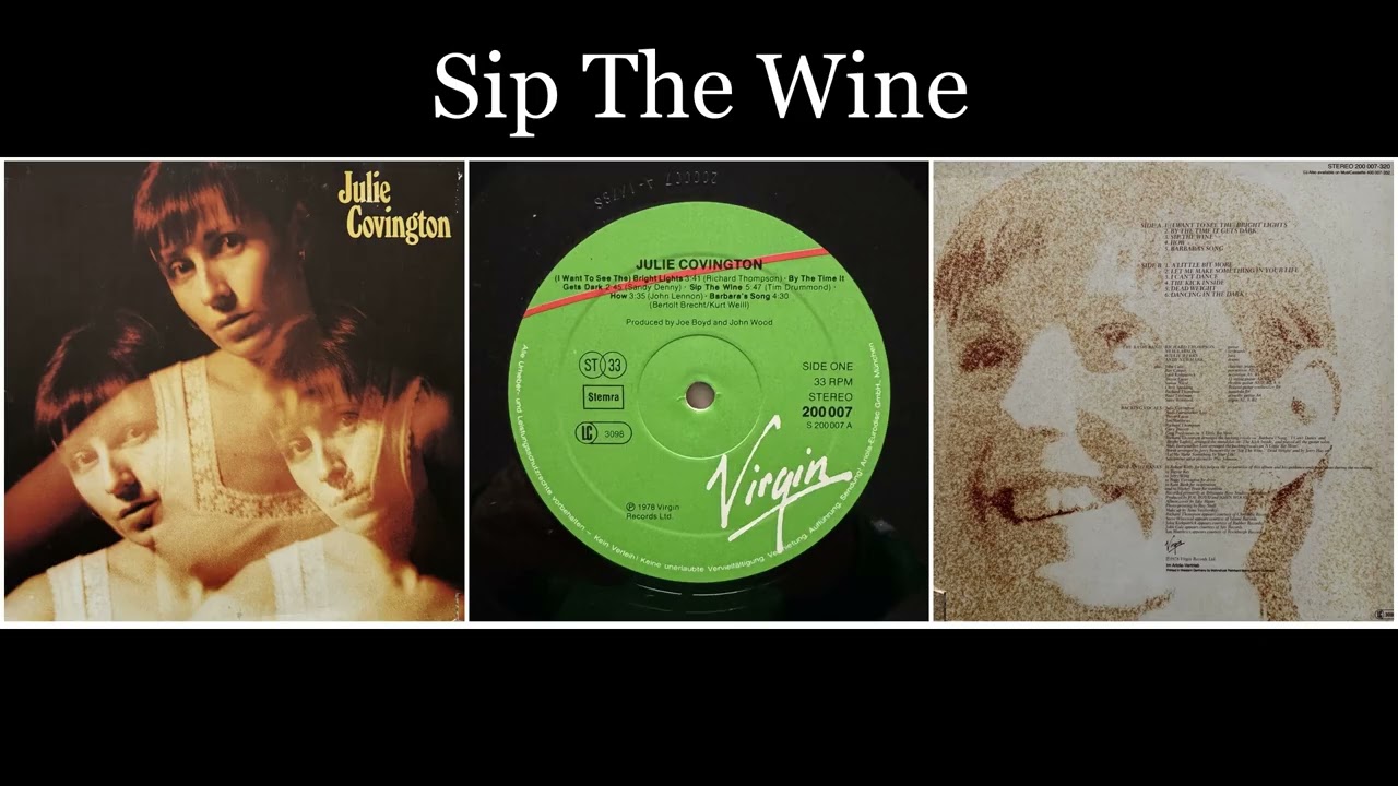 Julie Covington - Julie Covington - 03 Sip The Wine - YouTube