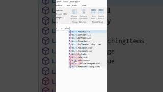 Power Query Tip to write functions