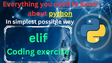 Coding exercise with elif in python | python tutorial | python full course | complete python