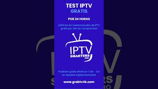 ¡Prueba IPTV GRATIS 24H en IPTV Smarters Pro! 📺✨ #LaMejorIPTV #IPTV2026 #iptvsmarters #tv