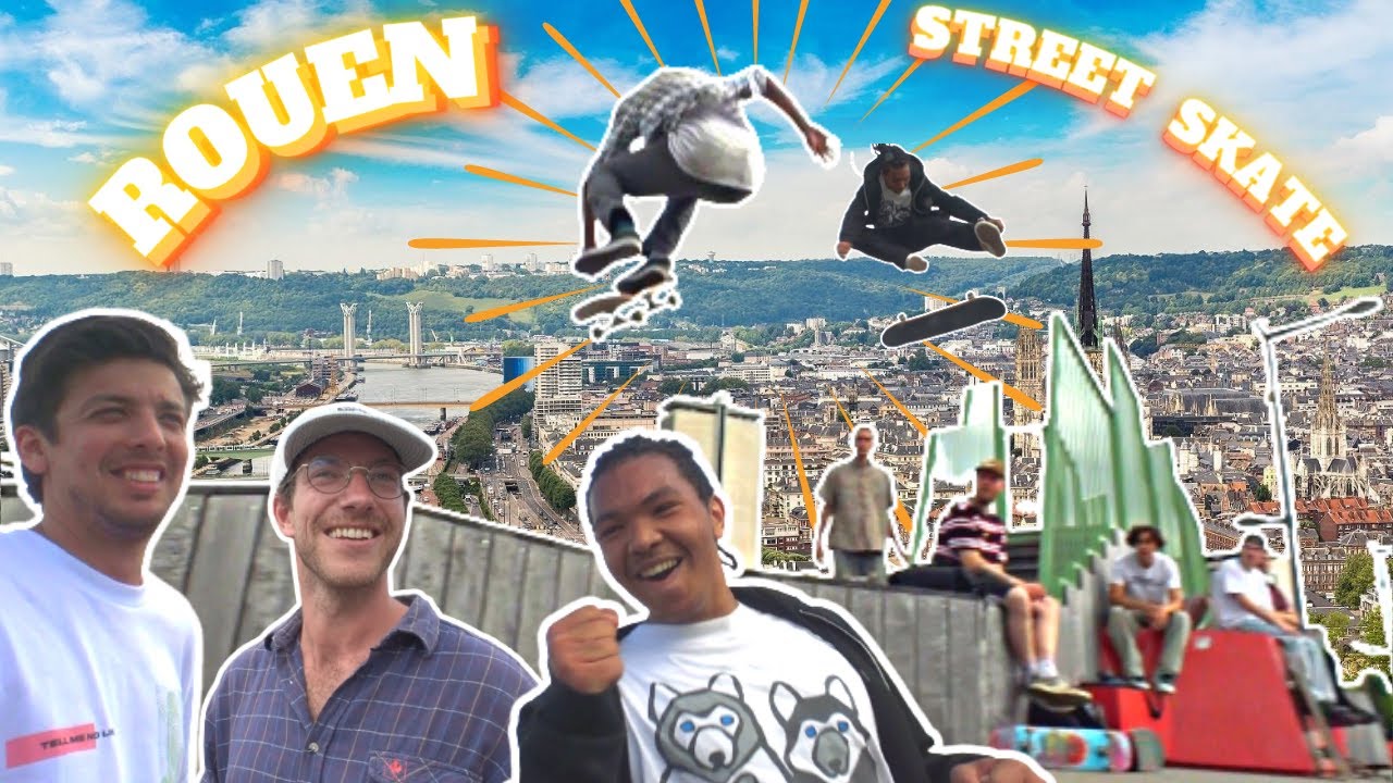 DECOUVERTE DES SPOTS DE STREET A ROUEN ft.DANIEL ESPINOZA ( grosse