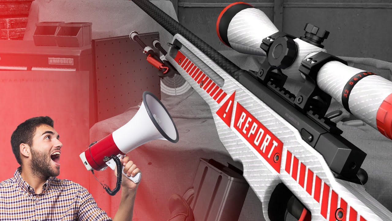 Report - AWP skin for CS:GO [low violence] - YouTube