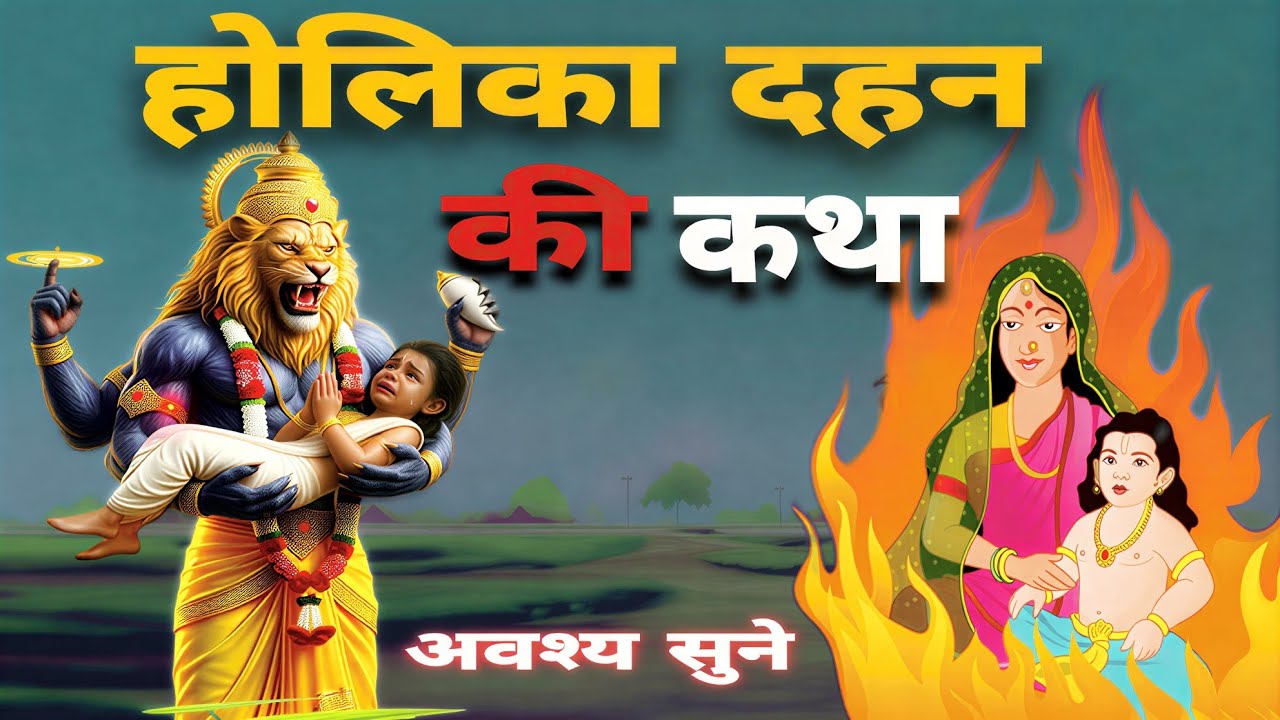 होलिका दहन की सम्पूर्ण कथा - Holika Dahan Ki Katha | Holika Dahan Ki Kahani | Holika Dahan Story