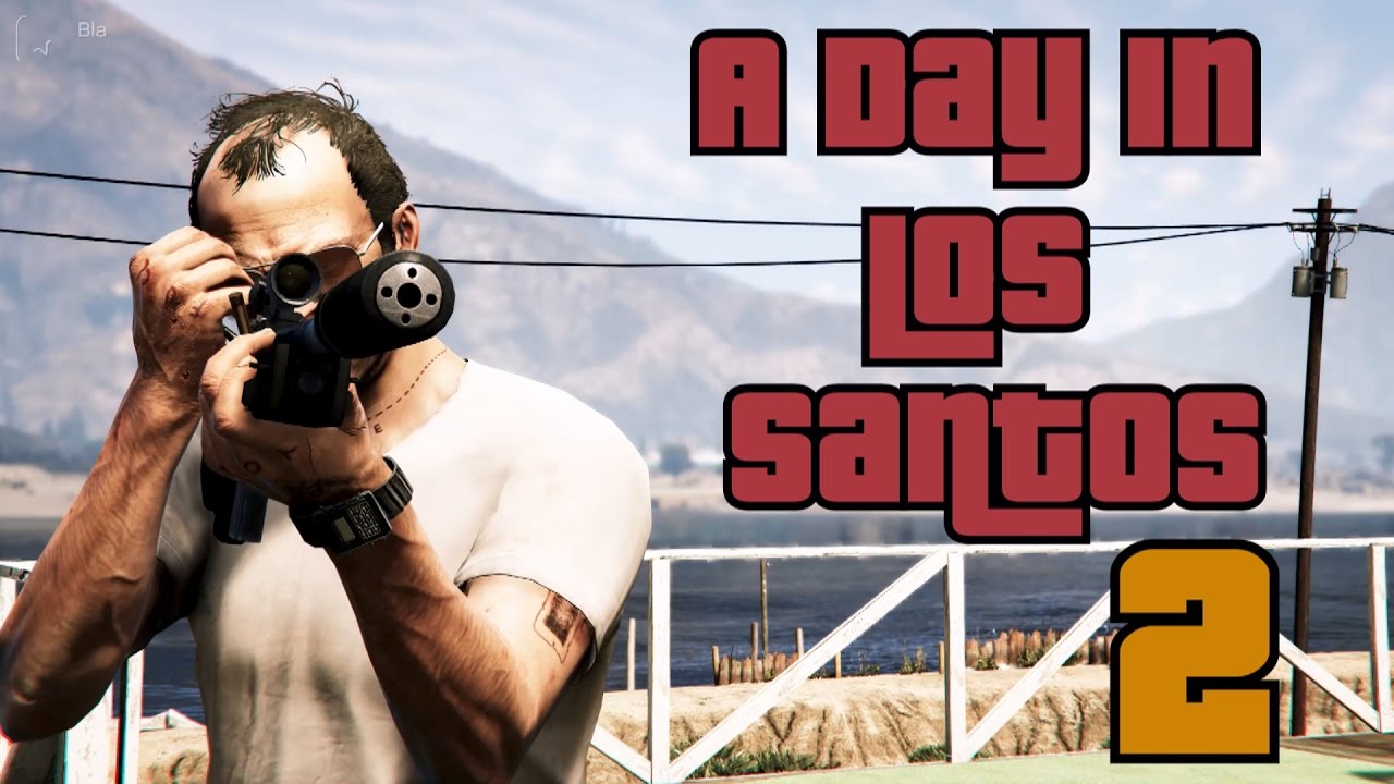 A Day in Los Santos 2 (GTA V Silly Stuff) - YouTube