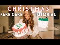 How to make fake cakes + tips  ~vlogmas day 17~