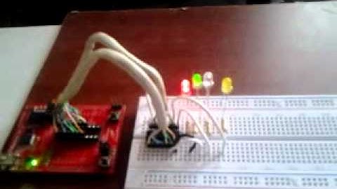Msp430 4 leds en secuencia