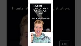 BEYONCÉ RENAISSANCE WORLD TOUR #shorts #beyonce #renaissance #worldtour #musicnews #celebritynews Resimi