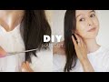 傷んだ毛先をセルフカットで整える【DIY】