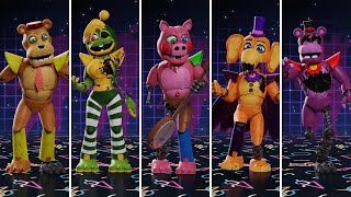 FNAF SB Shattered Glamrock Mediocre Melodies Workshop Animations