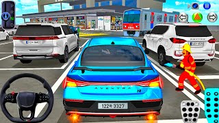 New Hyundai Elantra N & Metro Train Parking in Rest Area - 3D Driving Class 2026 - Android Gameplay screenshot 1